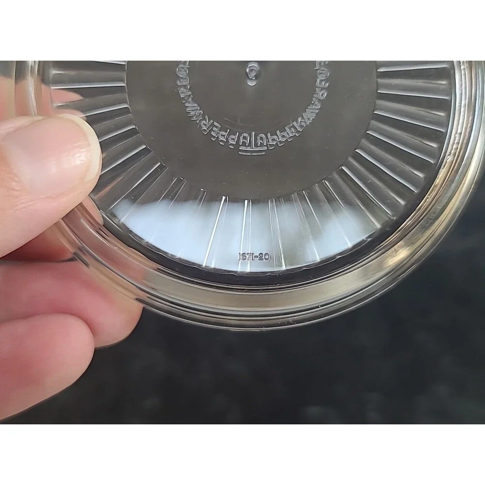 Tupperware Acrylic Clear Coasters Vintage, Set Of 7, READ Description